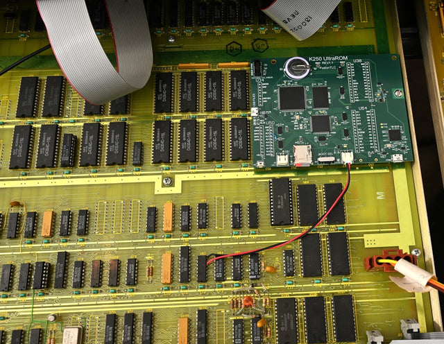 Refurbished K250 CPU board with UltraROM kit installed (board swap)