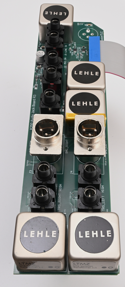 Professional Recording Grade K250 Audio Jack Driver Board with Lehle Transformers